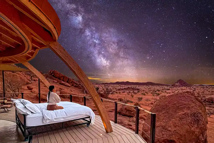 Starbed At Onduli Ridge Namibia Safari Damaraland
