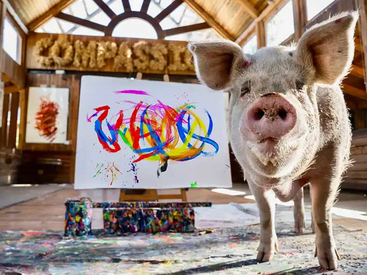The Brilliant Life Painting Pig South Africa