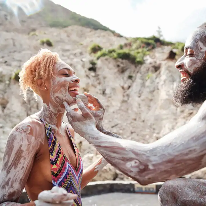 Travel To The Caribbean In The Spring St Lucia Mud Baths